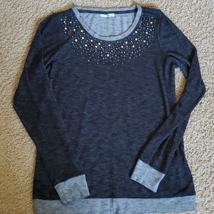 Maurices Large Rhinestone Pullover